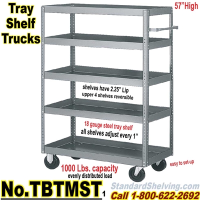 Steel Tray Shelf Trucks TBTMST