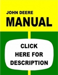 John Deere A Tractor Service Manual