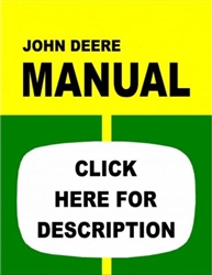 John Deere A Tractor Service Manual