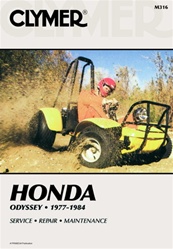 Clymer Honda Odyssey FL250 Repair Manual