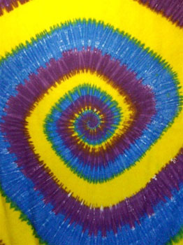 Tie Dye - Purple Blue Yellow