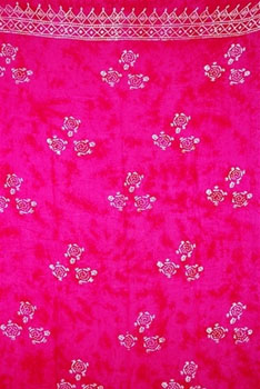 Batik Pink With Turtles