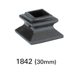 Crown Heritage Iron Shoes & Accessories - 1842: 30mm Newel Shoe | Stair Part Pros