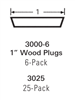 Stair Hardware & Accessories - 3000: Tapered Wood Plugs | Stair Part Pros