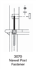 Stair Hardware, Mounting & Accessories - 3070: Newel Post Fastener | Stair Part Pros