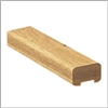 Contemporary Wooden Handrails for Stairs - 6000P Plowed Handrails | Stair Part Pros