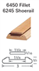 Crown Heritage Shoerail & Fillet Stair Parts 6245: Shoerail | Stair Part Pros