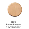 Stair Moldings, Brackets, & Rosettes 7026: Round Rosette | Stair Part Pros