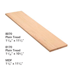 Crown Heritage Stair Parts Style Stair Parts 8170: Plain Tread | Stair Part Pros