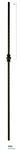 Stair Baluster Parts - C2990: 44" Single Forged Ball Baluster  | Stair Part Pros