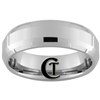 7mm Double Beveled Tungsten Carbide Wedding Ring.