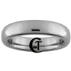 4mm Dome Tungsten Carbide Bach Music Bar Design Ring.