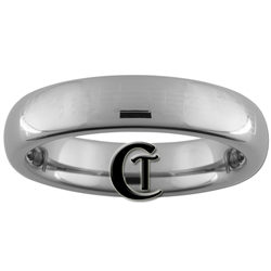 4mm Dome Tungsten Carbide Bach Music Bar Design Ring.