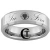 6mm Beveled Tungsten Carbide Tu Fira Mass Effect Paramour Design Ring.