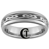 6mm Dome Tungsten Carbide Celtic Design.