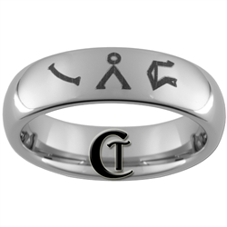 6mm Dome Tungsten Carbide Stargate Gate Address Symbols Design.