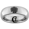 6mm Dome Tungsten Carbide Spiderman Design Ring.