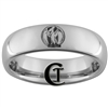 6mm Dome Tungsten Power Rangers Pterodactyl Design Ring.