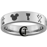 6mm Pipe Tungsten Carbide Kingdom Hearts Design