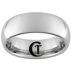 8mm Tungsten Carbide Dome Ring