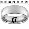 8mm Dome Tungsten Carbide Power Rangers RIng Design