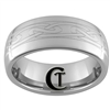 8mm Dome Tungsten Carbide Lasered Celtic Ring Design