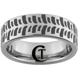 8mm Pipe Tungsten Carbide Mudbogger Tire Tread Design Ring.