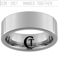 Build Your Own Custom 8mm Pipe Tungsten Carbide Duck Band Design