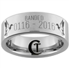 Build Your Own Custom 8mm Pipe Tungsten Carbide Duck Band Ring