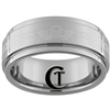 9mm 1 Step Pipe Tungsten Carbide Claddagh Celtic Ring Design