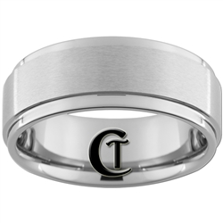 9mm One Step Pipe Tungsten Carbide Ring