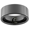 9mm Black Pipe Tungsten Carbide Ring