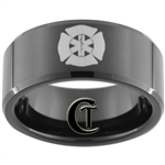 10mm Black Beveled Tungsten Carbide Medical Design