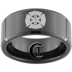 10mm Black Beveled Tungsten Carbide Medical Design