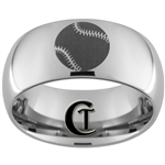 10mm Dome Tungsten Carbide Baseball Design