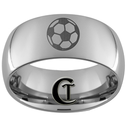 10mm Dome Tungsten Carbide Soccer Ball Design