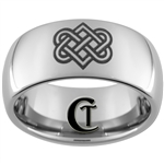 10mm Dome Tungsten Carbide Celtic Love Knot Design