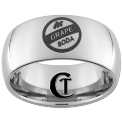 10mm Dome Tungsten Carbide Grape Soda Design