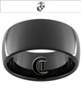 11mm Black Dome Tungsten Carbide Marines Eagle Globe and Anchor Design.