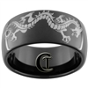 11mm Black Dome Tungsten Carbide Dragon Design