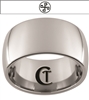 12mm Dome Tungsten Carbide Custom Design Ring.