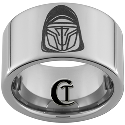 12mm Pipe Tungsten Carbide Star Wars Darth Revan Design