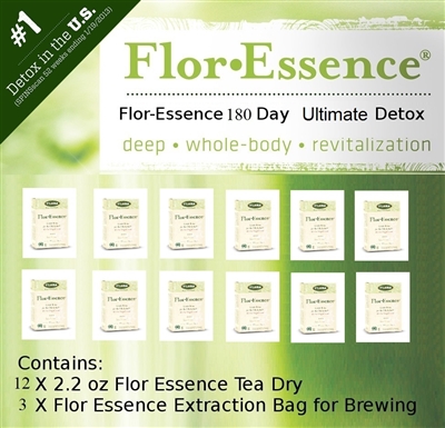 Flor-Essence Dry Tea 180 Day Ultimate Detox
