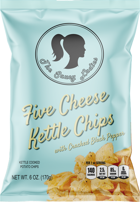 Five Cheese Kettle Chips 6 oz 3 Pack