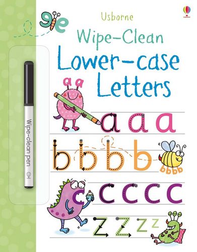 Wipe-Clean Lower-Case Letters