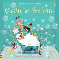 Giraffe in the bath