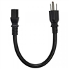 Furman Sound 15 Amp NEMA 5-15P to IEC-60320-C13 Power Cord, 1'