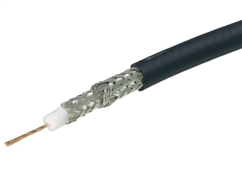 Belden 8451 1000 Ft., 2 Conductor and Shield, Install and Mic Bulk wire cable, 22AWG, Black