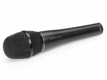 DPA 4018V-B-B01- d:facto II Vocal Microphone, Super Cardioid, w/ DPA Handheld Preamplifier (XLR)