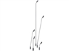 DPA SC4098-WX30, d:screet Super Cardioid Podium/hanging, XLR, 30cm, Top & Bottom Gooseneck, White